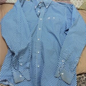 Wrangler Blue Diamond Pattern Men's Shirt